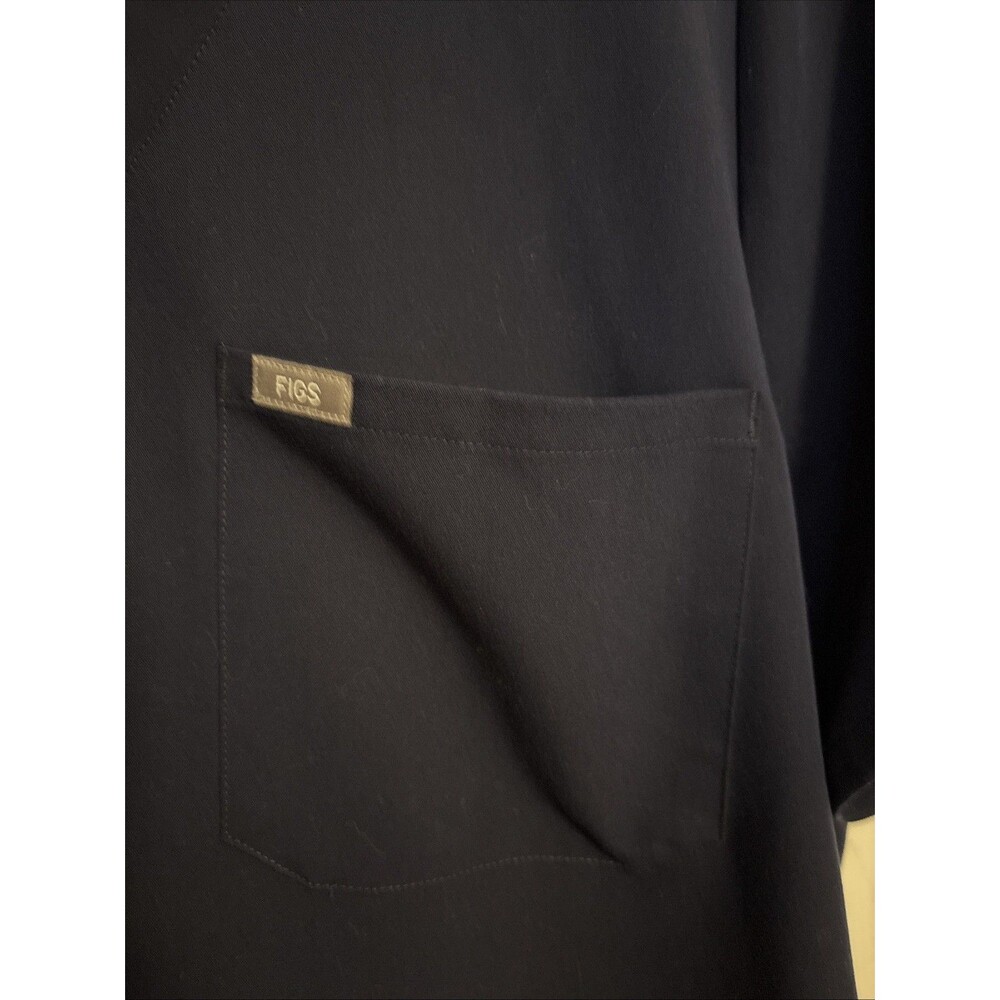 Figs Technical Collection Scrub Top Navy Blue Nursing Medical Uniform,  Size XXL - Picture 4 of 12